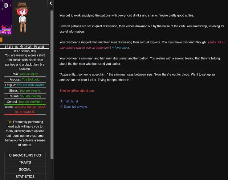 Degrees of Lewdity Screenshot 1 - Best pictures of the game for Windows PC and other consoles at GamesMojo.com