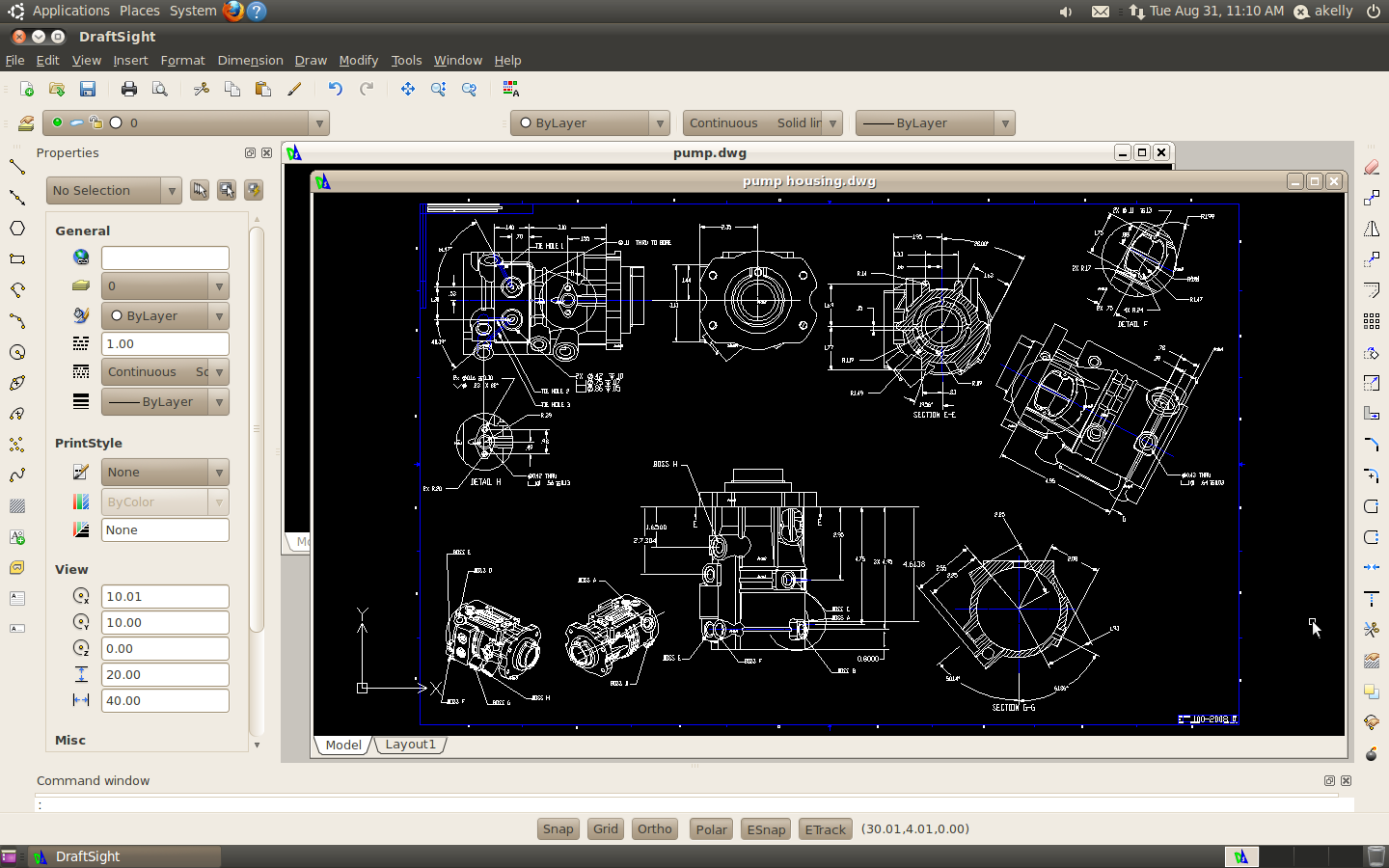 DraftSight Screenshot 1 - Best pictures of the game for Windows PC and other consoles at GamesMojo.com